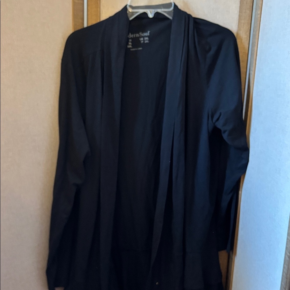 FINAL MARKDOWN Modern Soul Women's Elegant Black cardigan 1X
